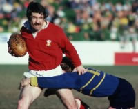 Gerald Davies played for the Lions in 1968 and 1971
